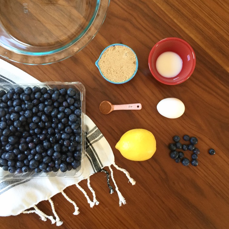Headed Somewhere - Simple Blueberry Basil Pie Recipe